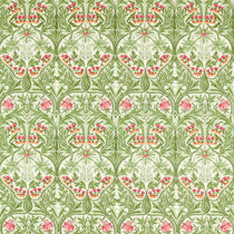 Bluebell Leaf Green Sweet Briar 227038 Curtains